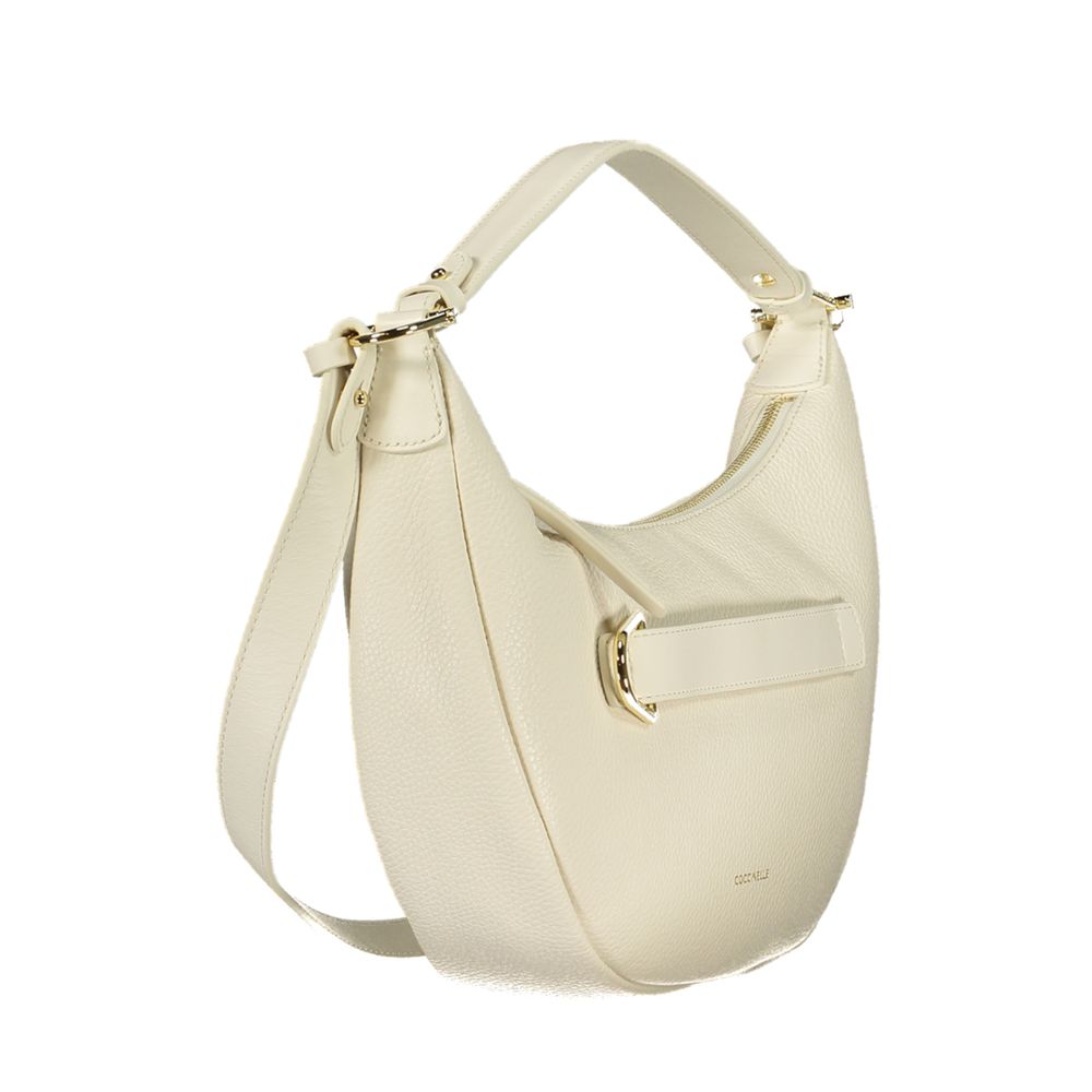 Coccinelle Bianco Leather Lepaki Bag