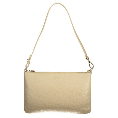 Coccinelle Beige Leather Women Handbag - C-Easy Bag