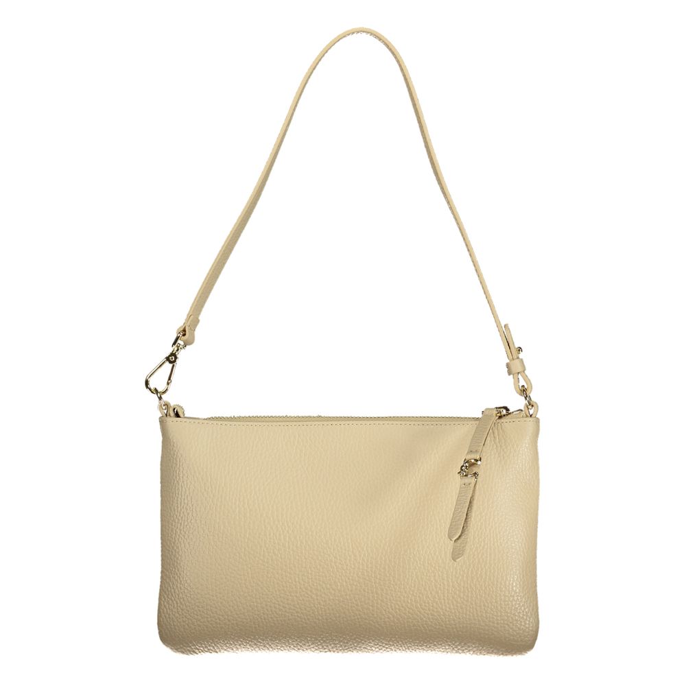Coccinelle Beige Leather Women Handbag - C-Easy Bag