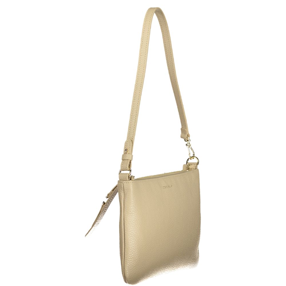 Coccinelle Beige Leather Women Handbag - C-Easy Bag