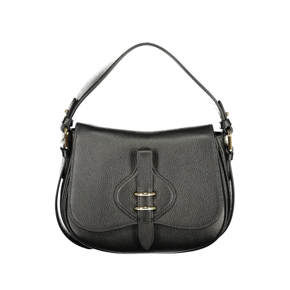 Coccinelle Black Leather Women Handbag - Mavery Bag