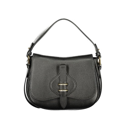 Coccinelle Black Leather Women Handbag - Mavery Bag