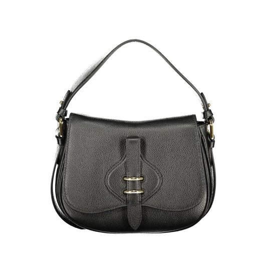 Coccinelle Black Leather Women Handbag - Mavery Bag