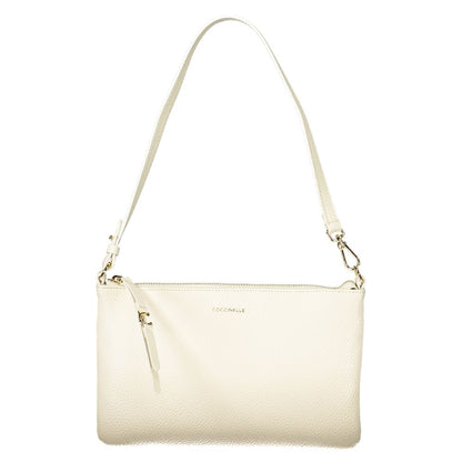 Coccinelle White Leather Handbag - C-EASY BAG