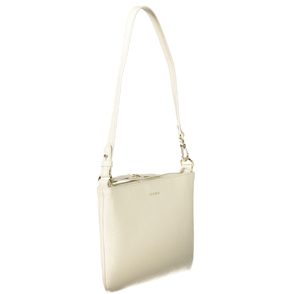 Coccinelle C-Easy Bag Bianco Pelle Women Handbag