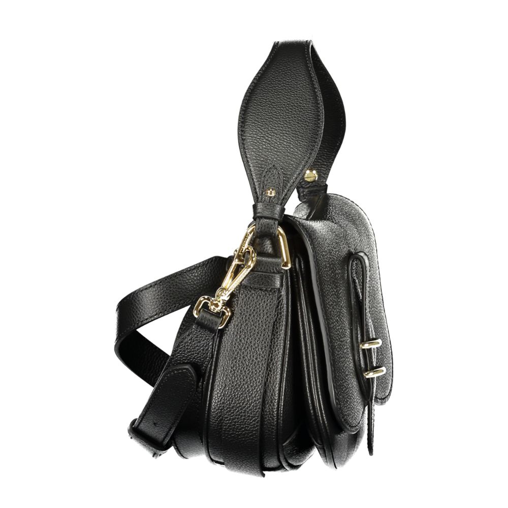 Coccinelle Black Leather Women Handbag - Mavery Bag