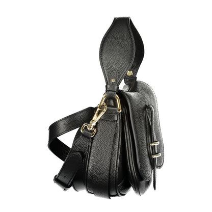 Coccinelle Black Leather Women Handbag - Mavery Bag