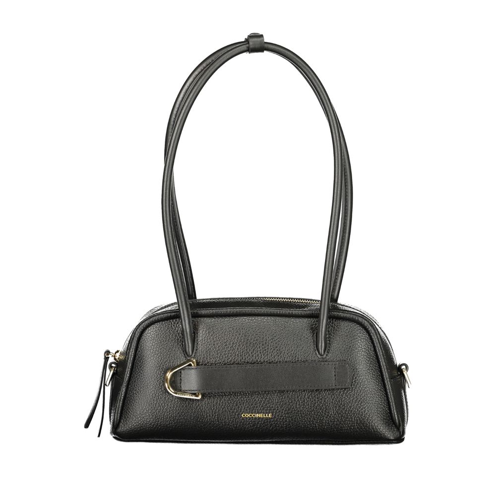 Coccinelle Nero Leather Women Handbag - Lepaki Bag