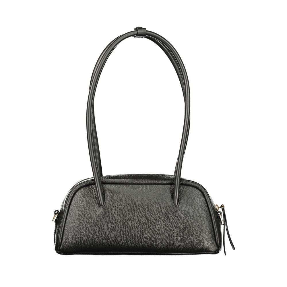 Coccinelle Nero Leather Women Handbag - Lepaki Bag