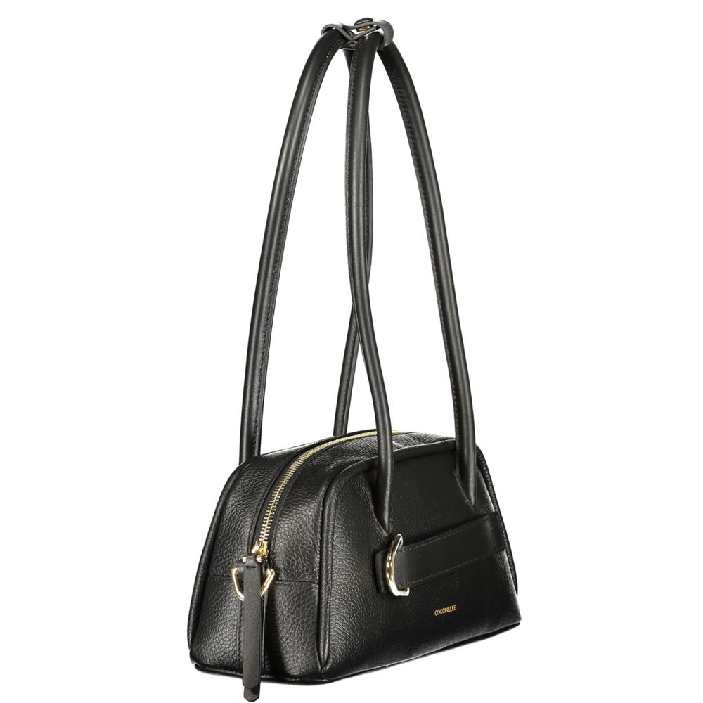 Coccinelle Nero Leather Women Handbag - Lepaki Bag