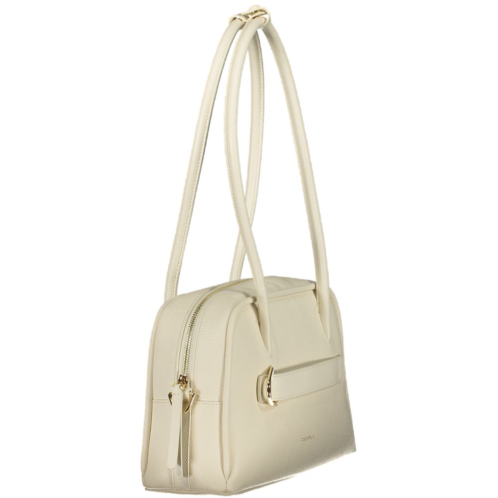Coccinelle Bianco Pelle Women Handbag - Lepaki Bag
