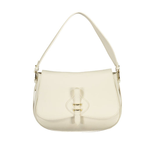 Coccinelle White Leather Handbag - MAVERY BAG