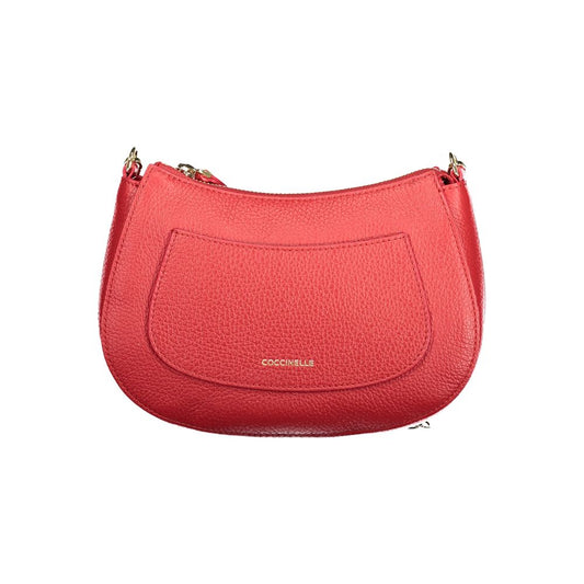 Coccinelle Red Leather Women Handbag - C-Easy