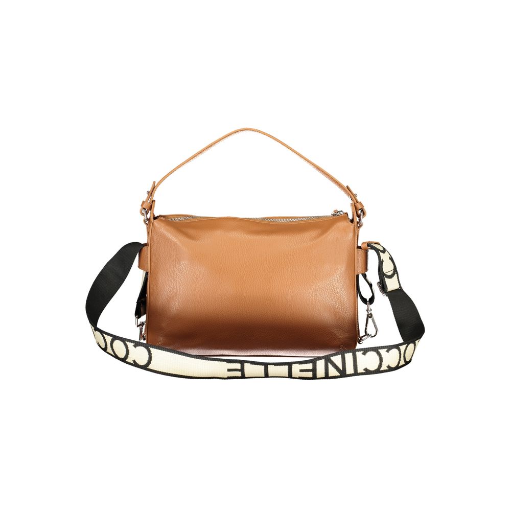 Coccinelle Marrone Leather Women Handbag - Gretel Ribbon Bag
