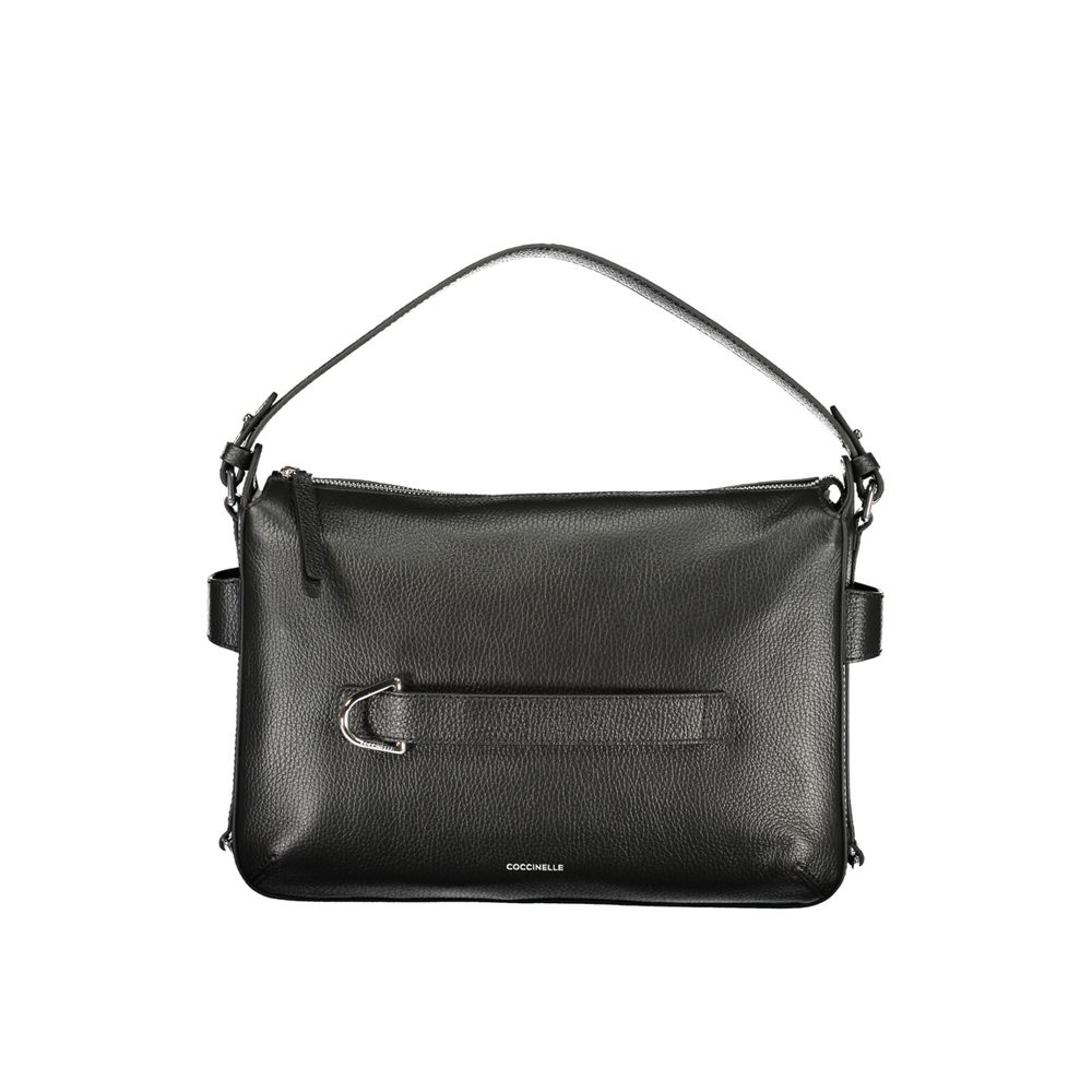 Coccinelle Nero Leather Gretel Ribbon Bag
