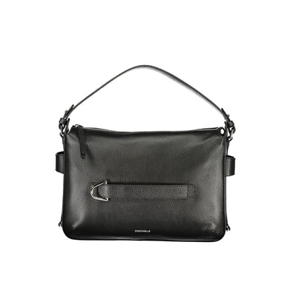 Coccinelle Nero Leather Gretel Ribbon Bag