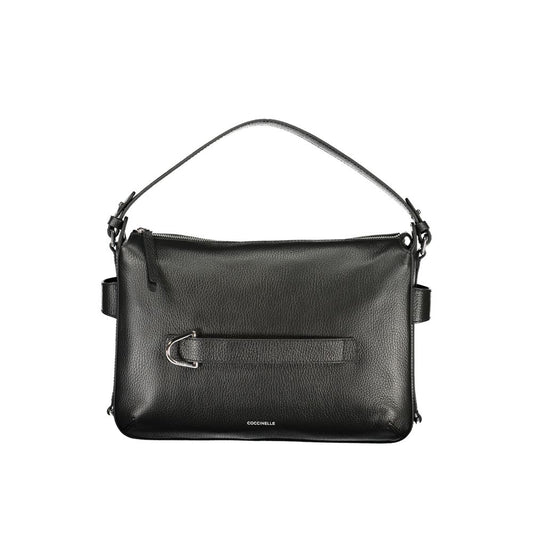 Coccinelle Nero Leather Gretel Ribbon Bag