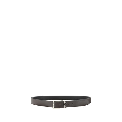 Ferragamo Black Leather Regular Belt: Versatile Elegance