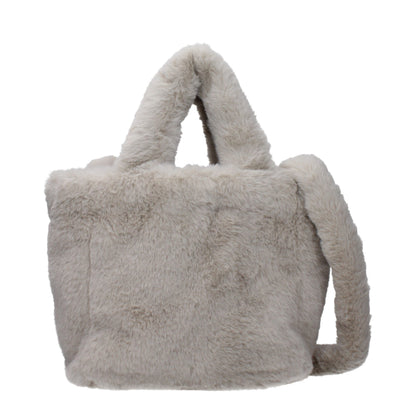 Herno Gray Fur Handbag – Luxurious and Stylish