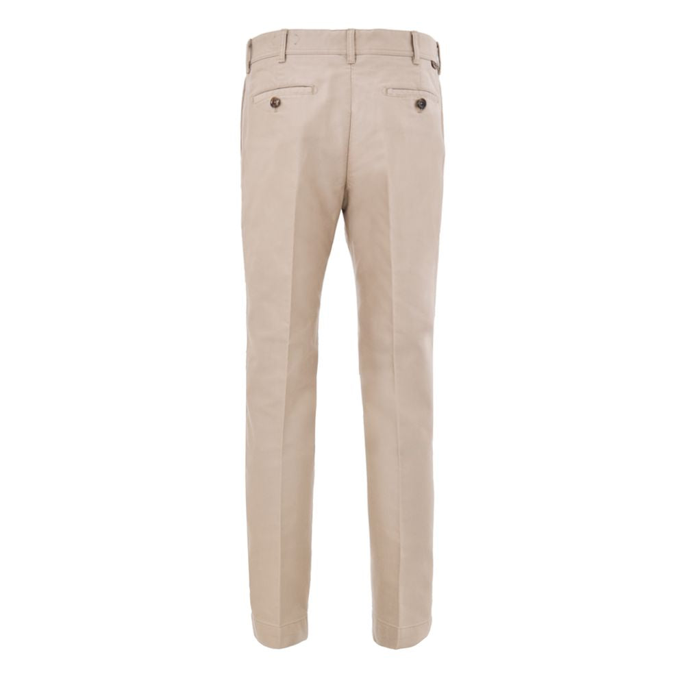 Tom Ford Beige Cotton Chino Pants - Timeless Elegance Redefined
