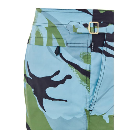 Tom Ford Camouflage Print Swim Shorts for Men