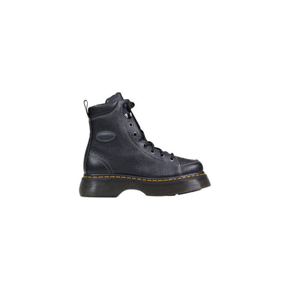 Dr. Martens Buzz 8i Milled Nappa Women's Black Leather Ankle Boots