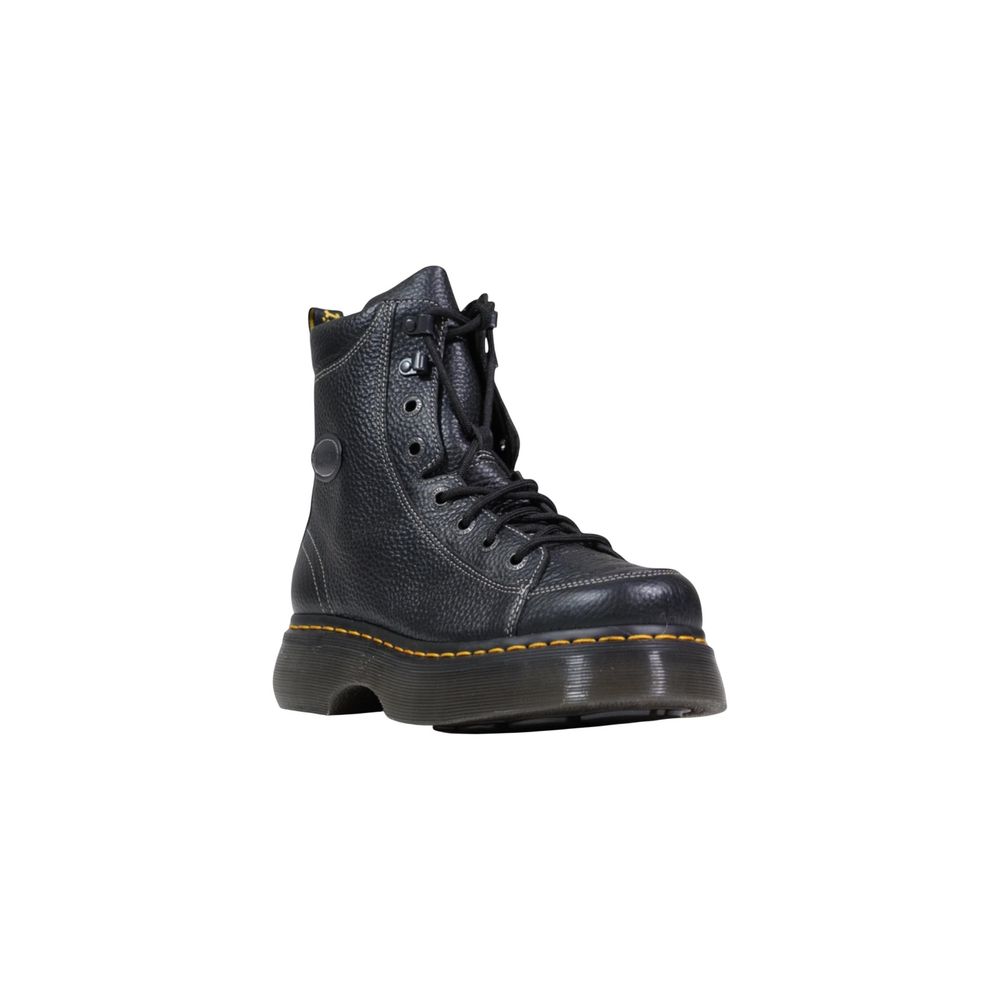 Dr. Martens Buzz 8i Milled Nappa Women's Black Leather Ankle Boots