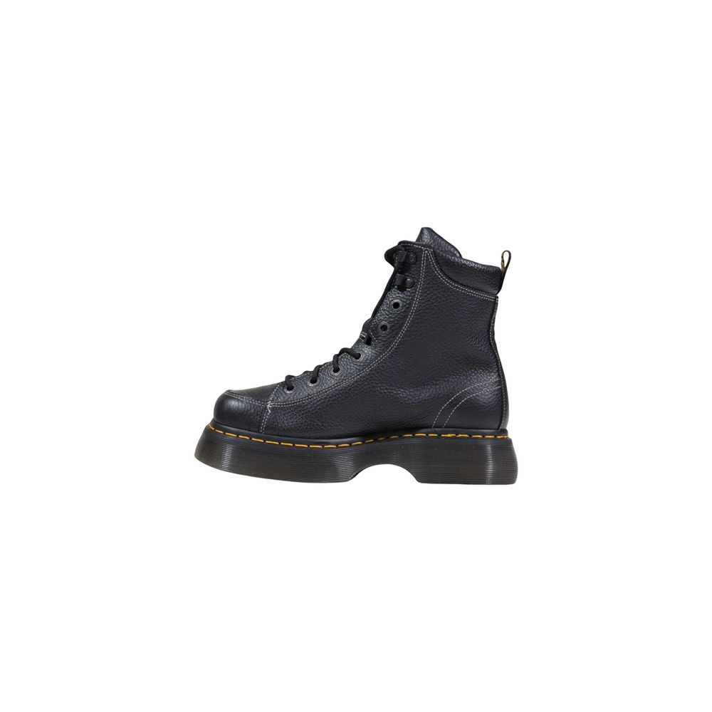 Dr. Martens Buzz 8i Milled Nappa Women's Black Leather Ankle Boots