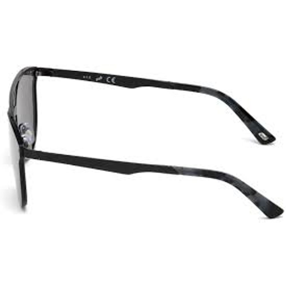WEB EYEWEAR Black Metal Sunglasses – Unisex Design