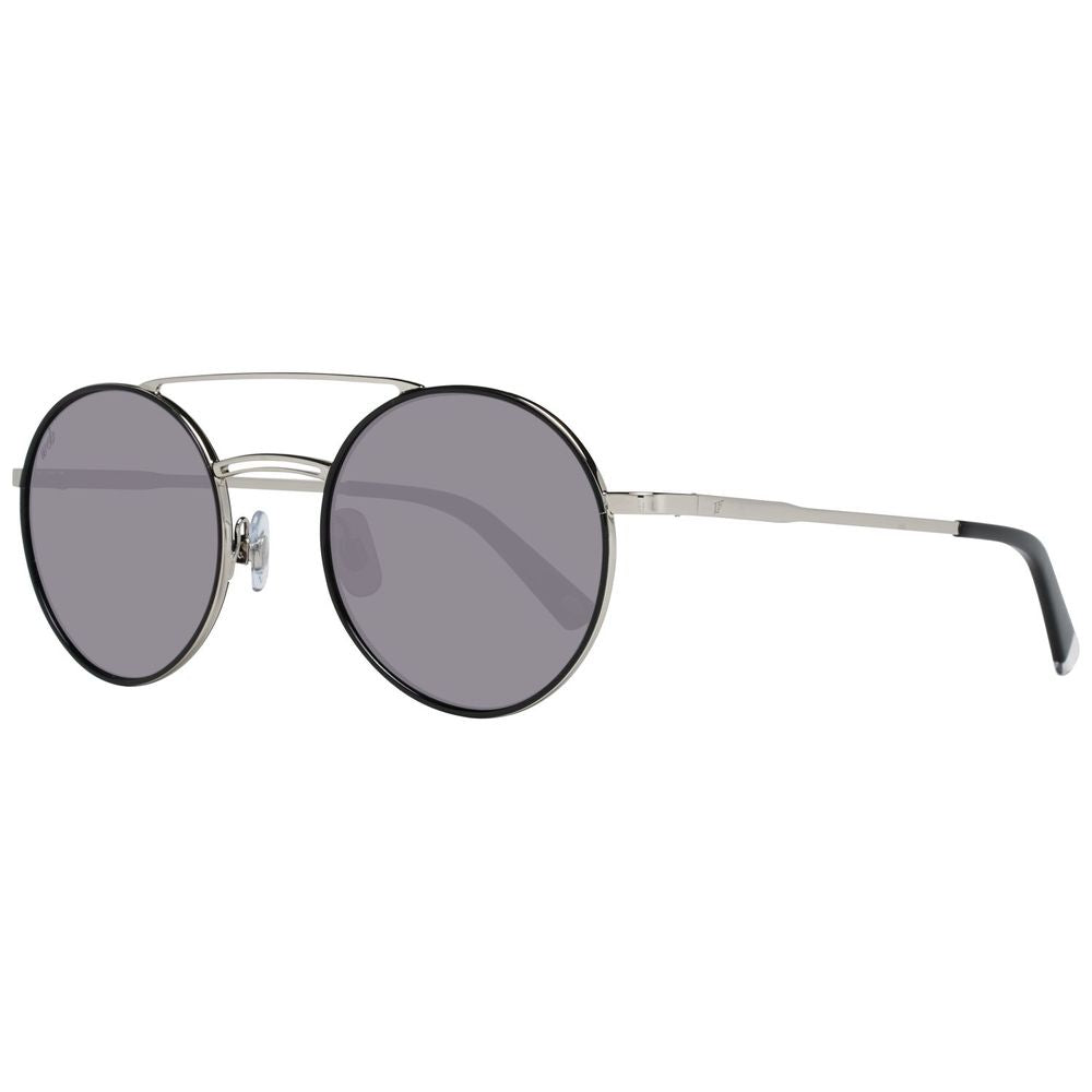 WEB EYEWEAR Women’s Silver Metal Sunglasses – Grey Lenses
