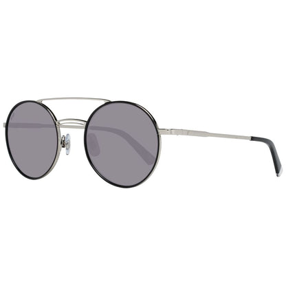 WEB EYEWEAR Women’s Silver Metal Sunglasses – Grey Lenses