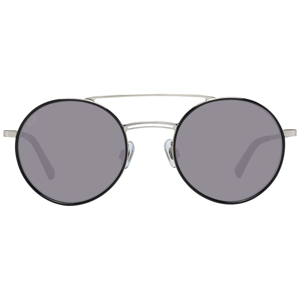 WEB EYEWEAR Women’s Silver Metal Sunglasses – Grey Lenses
