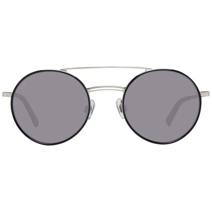 WEB EYEWEAR Women’s Silver Metal Sunglasses – Grey Lenses