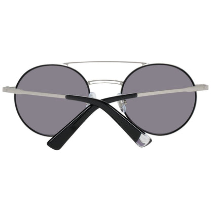 WEB EYEWEAR Women’s Silver Metal Sunglasses – Grey Lenses