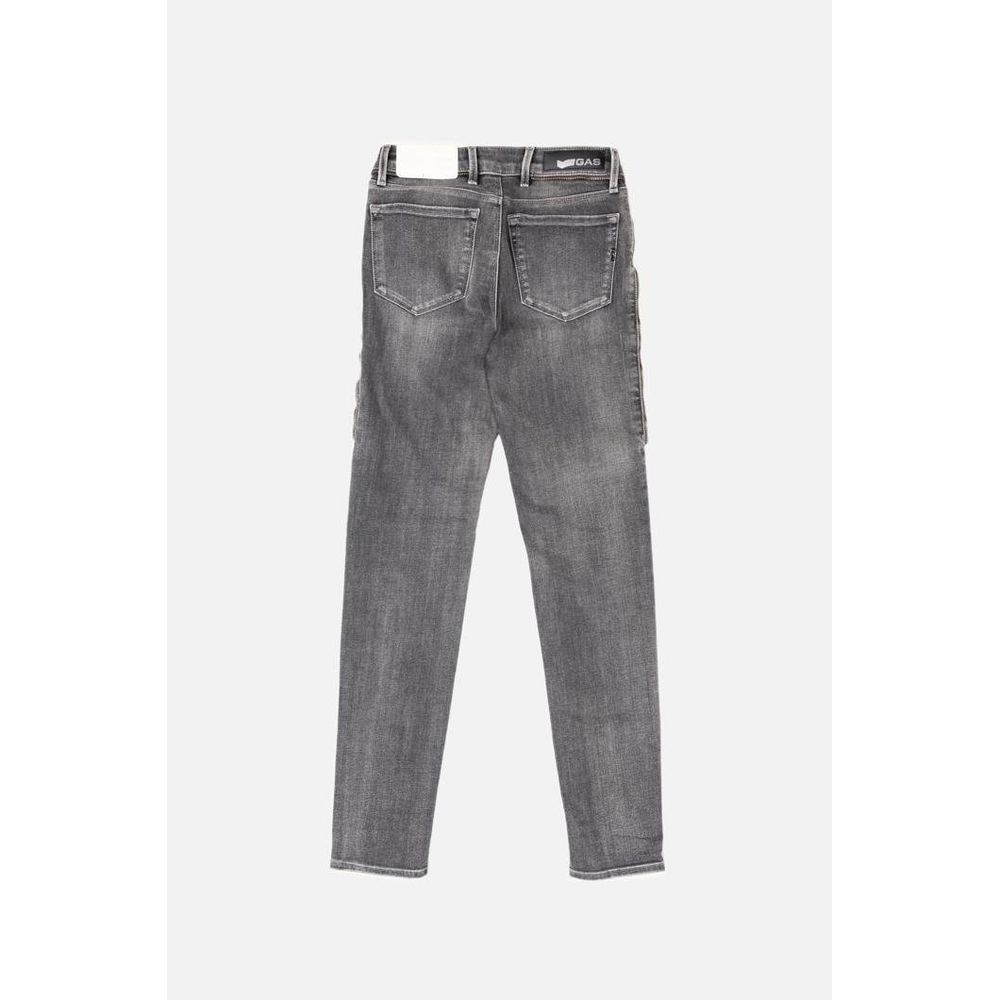 GAS Grey Cotton Jeans Denim - Size 24