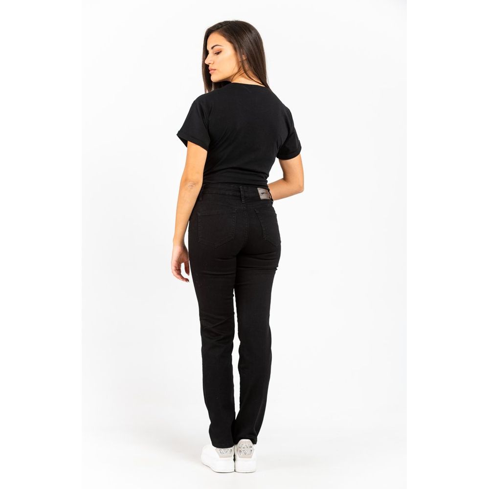 Gas Black Cotton Straight-Leg Jeans - Women’s Size 26