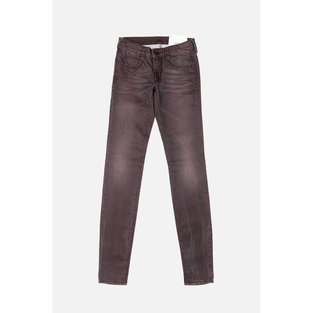GAS BORDEAU Multicolor Cotton Slim Fit Jeans