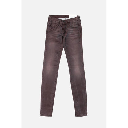 GAS BORDEAU Multicolor Cotton Slim Fit Jeans