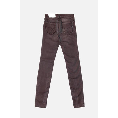 GAS BORDEAU Multicolor Cotton Slim Fit Jeans