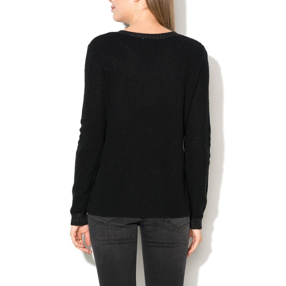 Gas Black Polyacrylic Sweatshirt - Women's XS