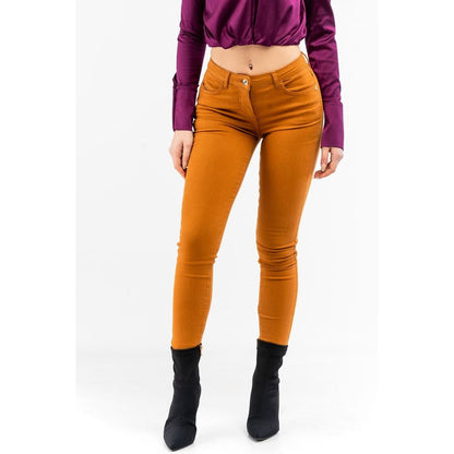 Patrizia Pepe Brown Cotton Skinny Jeans - Size 26