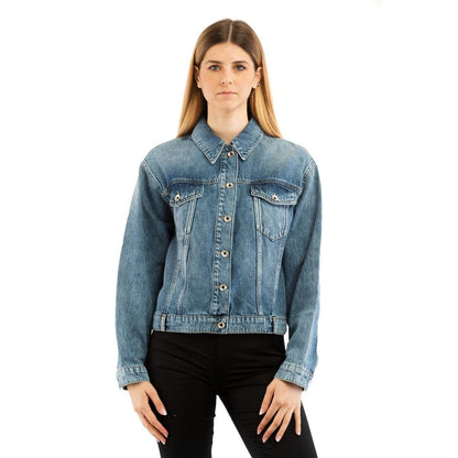 Patrizia Pepe Natural Cotton Denim Jacket - Vintage Wash IT40