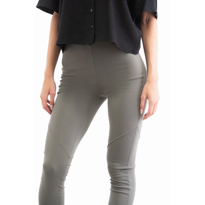Patrizia Pepe Gray Viscose Skinny Pants IT42