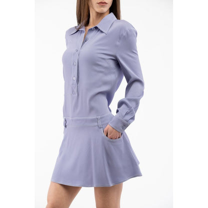 Moschino Multicolor Marabou Casual Dress - Multi Lilac - IT40