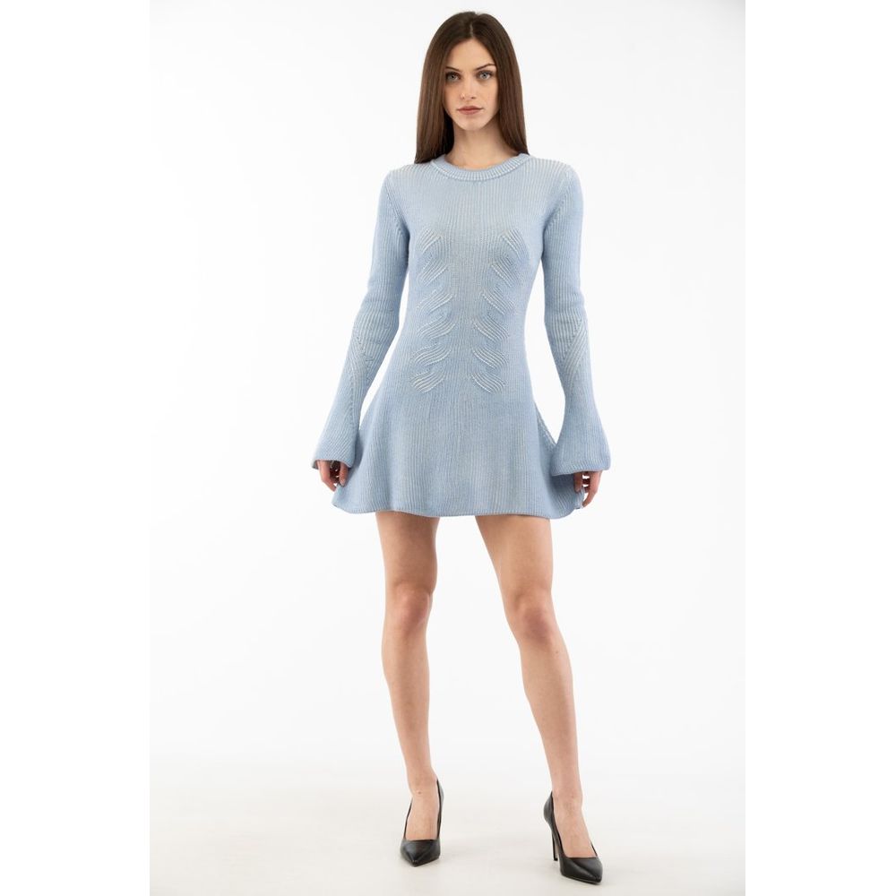 Moschino Multicolor Wool Casual Dress - Multi Lilac, Size S