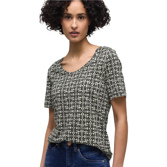 Street One Black Modal T-Shirt - New Gerda Model 324798