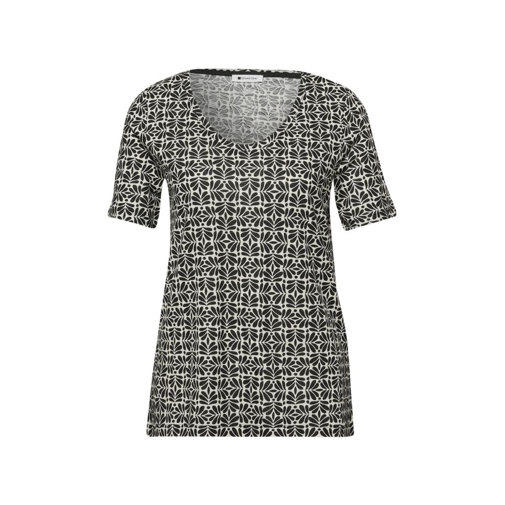 Street One Black Modal T-Shirt - New Gerda Model 324798
