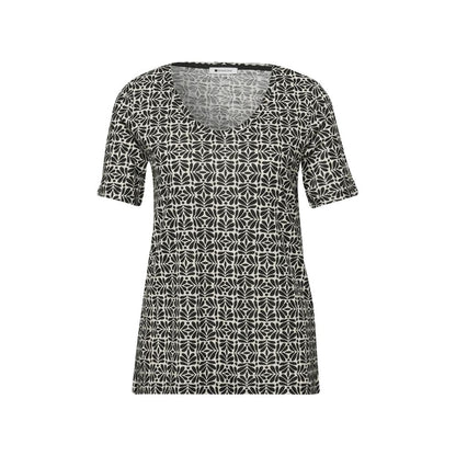 Street One Black Modal T-Shirt - New Gerda Model 324798