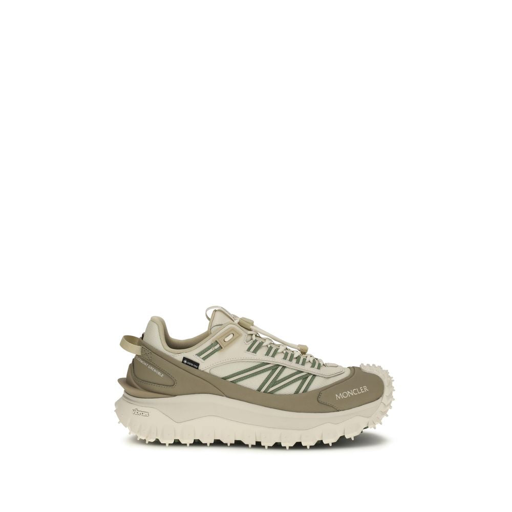 Moncler Trailgrip GTX Athletic Sneakers in Beige Polyamide