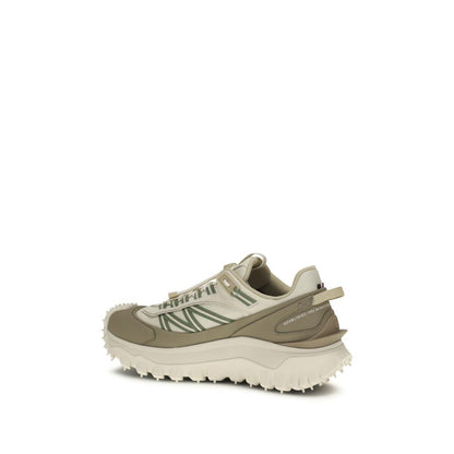 Moncler Trailgrip GTX Athletic Sneakers in Beige Polyamide